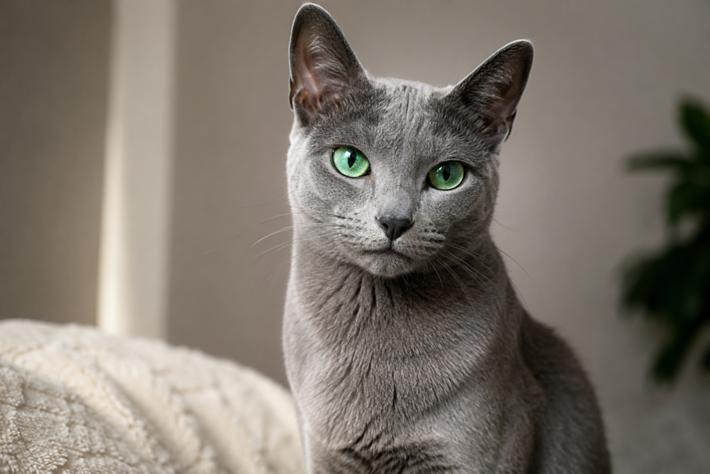 Russian Blue cat breed