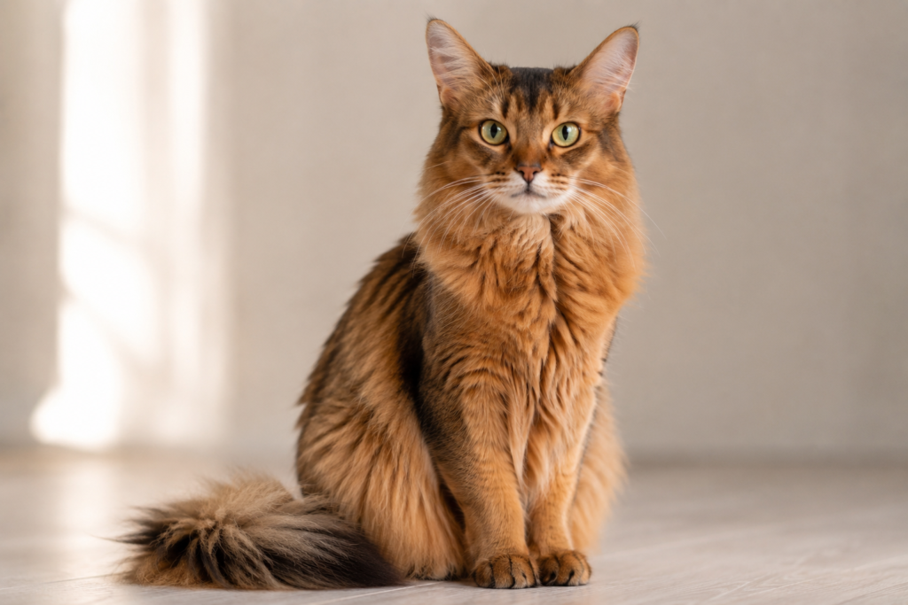 Somali cat breed