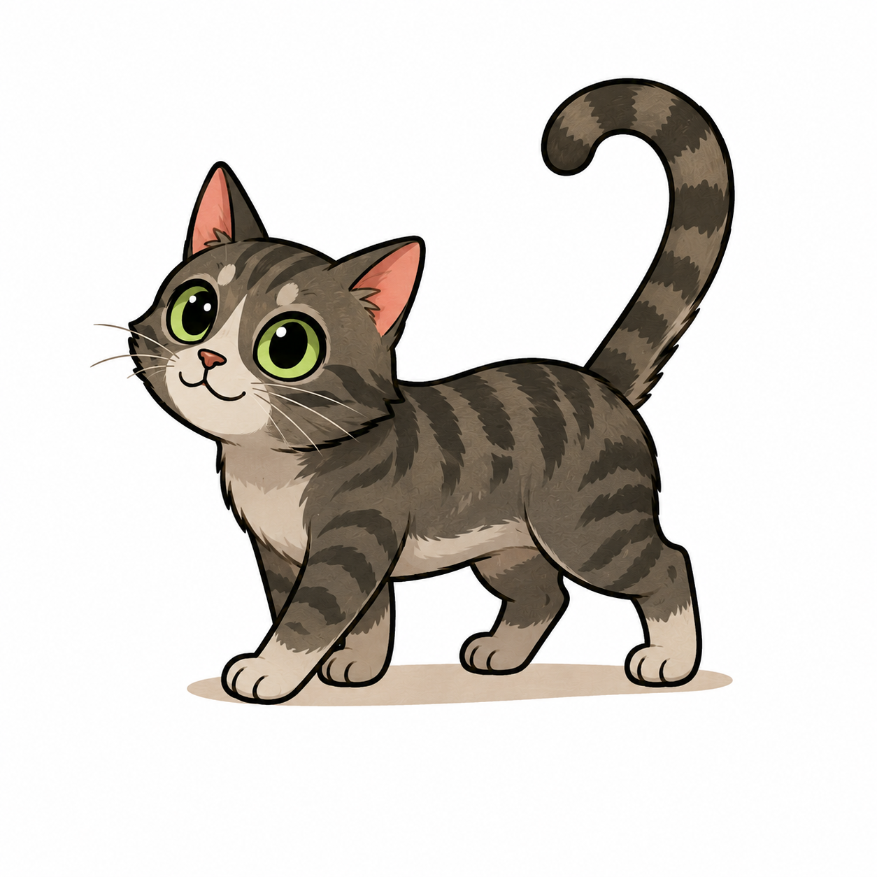 Question-mark tip  cats tail